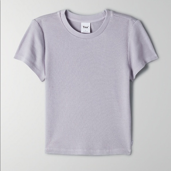 TNA Ribbed Cropped T-Shirt - Picture 2 of 5